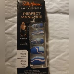 Blue and Pink Nail Strips